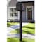 Architectural Mailboxes Brighton Aluminum Top Mount Mailbox Post, Black BP000BAM - alternate 9