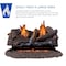 Duluth Forge Ventless Liquid Propane Gas Log Set - 24 in. Stacked Oak, 33,000 BTU, T-Stat Control DLS-L24T-2 - alternate 12