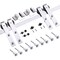 Sartodoors Sturdy Double Barn Door with Frosted Glass Oak 64x96 (2* 32x96) Solid Core Modern Interior QUADRO4002DB-S-DUB-6496 - alternate 6
