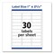 Avery Easy Peel White Address Labels with Sure Feed Technology, Laser, 1 x 2.63, 15000PK 5160CT - alternate 9
