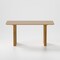 Homeroots 67" Natural Wood Double Pedestal Base Dining Table 713569 - alternate 7