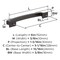 Amerock Incisive 5-1/16 inch (128mm) Center-to-Center Oil-Rubbed Bronze Cabinet Pull, 10PK 10VMP37122ORB - alternate 4
