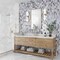 Apollo Tile Toscana 12x12 in. Polished Calacatta Bluette, Thassos White Elongated Picket Mosaic Tile, 5PK APLEML88G48A - alternate 6