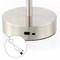 Jonathan Y Carson 12.75" Modern Minimalist Iron Rechargeable Integrated Portable LED Table Lamp, Nickel/White JYL7110A - alternate 14