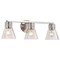 Nuvo Gianna, 3 Light Vanity, Brushed Nickel Finish, Clear Glass 60/8333 - alternate 8