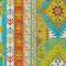 Homeroots 8' X 10' Teal Blue Green And Pink Aztec Washable Indoor Outdoor Area Rug 598523 - alternate 9
