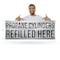 Signmission Propane Cylinders Refilled Here, 18 Inch x 48 Inch, Vinyl Banner B-30817 - alternate 5