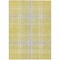 Homeroots 10' X 14' Yellow Black And Ivory Plaid Washable Indoor Outdoor Area Rug 596374 - alternate 9
