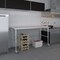 Amgood 30in D x 72in L Stainless Steel Open Base Table, 3in Casters AMG WT-3072-RCB-WHEELS-Z - alternate 7