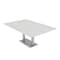 Skutchi Designs Rectangle Conference Table With Power Unit, 48 in W, 84 in L, White HAR-REC-48X84-DOU-WA7976-NA - alternate 1