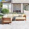 Alaterre Furniture Barton Weather-Resistant Outdoor Sectional with Stain-Resistant Cushions 80-OUTD-WD-SECT - alternate 10