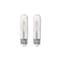 Bulbrite 40-Watt Equivalent T9 Clear Dimmable Edison LED Light Bulb Warm White, 2PK 861575 - alternate 1
