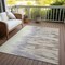 Homeroots 5' X 8' Beige Brown And Gray Abstract Washable Indoor Outdoor Area Rug 601171 - alternate 9