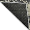 Homeroots 9' X 12' Black And Ivory Floral Washable Indoor Outdoor Area Rug 605191 - alternate 9