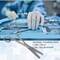 A2Z Scilab Lab Scissors 5.5 inches Blunt/Blunt Straight Blades, Stainless Steel A2Z-ZR-103S - alternate 7