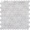 Apollo Tile Cotton White 11.8 in x 12 in Recycled Glass Matte Floor and Wall Mosaic Tile 4.92 sqft/case, 5PK APLVRE8801A - alternate 1