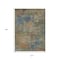 Homeroots 10' X 14' Denim Blue Beige And Copper Abstract Washable Indoor Outdoor Area Rug 630734 - alternate 8