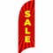 Showdown Displays 10.5 Ft  Value Razor Sail Sign Single-Sided Graphic - Sale Red Burst 908112-005 - alternate 2