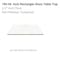 Fab Glass And Mirror 18in x 30in Rectangle 1/2in in Thick Tempered Flat Edge Polish Radius Corners Glass Table Top Cl T-18x30REC12THFLTE - alternate 1
