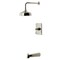Kingston Brass Single-Handle Pressure Balanced Tub and Shower Faucet, Polished Nickel KB6346PL - alternate 1