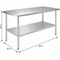 Amgood 30 in. x 60 in. All Stainless Steel Work Table, 35in. Height Commercial Prep Table with AMG WTSS-3060-Z - alternate 9