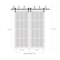 Vdomdoors Sliding Closet Barn Bypass Doors 48 x 80in, Matte Black W/ Frosted Glass, Sturdy 6.6ft Rails SETE6933BBB-BLK-48 - alternate 9