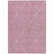 Homeroots 10' X 14' Blush And Ivory Geometric Washable Indoor Outdoor Area Rug 612117 - alternate 9