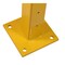Mytee Products 4 inx4 inx42 in Bolt-On Steel Rigid Post & 8 ftx15 in 3-Rib Guard Rails for Corner GR3RP-4208-KIT - alternate 9