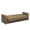 Homeroots 90" Brown Chenille Sleeper Sofa And Toss Pillows 607126 - alternate 7
