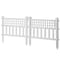 Gardenised Garden Gate Patio Picket Fence Flower Bed Border White Vinyl Edging, Set Of 8 QI003741.WL.8 - alternate 10