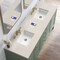 James Martin Vanities Chicago 72" Dbl Vanity, Smokey Celadon, w/ 3 CM Siberian Silestone Top w/FreePower Wireless Charger 503-V72-SC-FSFR - alternate 9