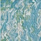 Homeroots 9' X 12' Teal Blue Ivory And Green Abstract Washable Indoor Outdoor Area Rug 600322 - alternate 9