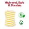 Smarty Had A Party White with Gold Stripes Paper Dinner Napkins 600 Napkins, 600PK 3195-CASE - alternate 10