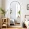 Homeroots 67" Black Arch Wood Framed Standing Mirror 565043 - alternate 8
