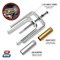 Performance Tool Steering Wheel Lock Plate Tool, SAE/Metric, Steel Yokes, Aluminum Adapters W80649 - alternate 5