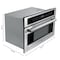 Koolmore 30 in. Built-In Microwave w/ Convection Oven and Air Fryer 1.6 cu. ft. Capacity in Stainless-Steel KM-CWO30-SS - alternate 9