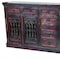 Homeroots 90in Brown Solid Wood Nine Drawer Buffet Table with Four Doors 488677 - alternate 6