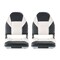 Vevor Boat Seat High Backrest Folding Boat Seat Sponge Cushion Black and Grey AD75186 - alternate 1