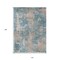 Homeroots 10' X 14' Teal and Taupe Abstract Washable Non Skid Indoor Outdoor Area Rug 564295 - alternate 8