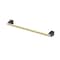 Gatco A-Line 18" Towel Bar, Brass/Matte Black 5671 - alternate 2