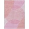 Homeroots 9' X 12' Pink Copper And Ivory Geometric Washable Indoor Outdoor Area Rug 597653 - alternate 9
