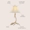 Jonathan Y Antler 27.5" Rustic Resin LED Table Lamp, Beige JYL6305B - alternate 11