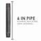 Ace Trading - Nipple 3/8 in. MIP each X 3/8 in. D MIP Black Steel 6 in. L Nipple 308UP38X6 - alternate 9