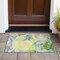 Homeroots 2' X 3' Yellow Abstract Washable Non Skid Indoor Outdoor Area Rug 559541 - alternate 7