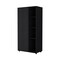 Homeroots 35" Black Drawer Dresser 534921 - alternate 1