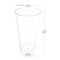 Smarty Had A Party 16 oz. Crystal Clear Plastic Disposable Tall Iced Tea Cups (500 Cups), 500PK 526-CASE - alternate 11