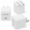 Plugable GaN USB C Charger Block, 30W Portable Charger, Foldable Prongs, for iPhone 14, iPad Pro,  PS-30C1W-3X - alternate 1