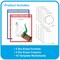 C-Line Products 9"x 12" Assorted Vinyl Reusable Dry Erase Pocket Study Aid Kit, 1/PK, 12PK/CT 40600-CT - alternate 4