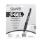 Sharpie S-Gel High-Performance Gel Pen, Retractable, Medium 0.7 mm, Assorted Ink Colors, Black Barrel, 12PK 2096153 - alternate 4