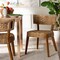 Bali & Pari Sabit Bohemian Seagrass and Mahogany Wood Dining Chair 251-13853-ZORO - alternate 10